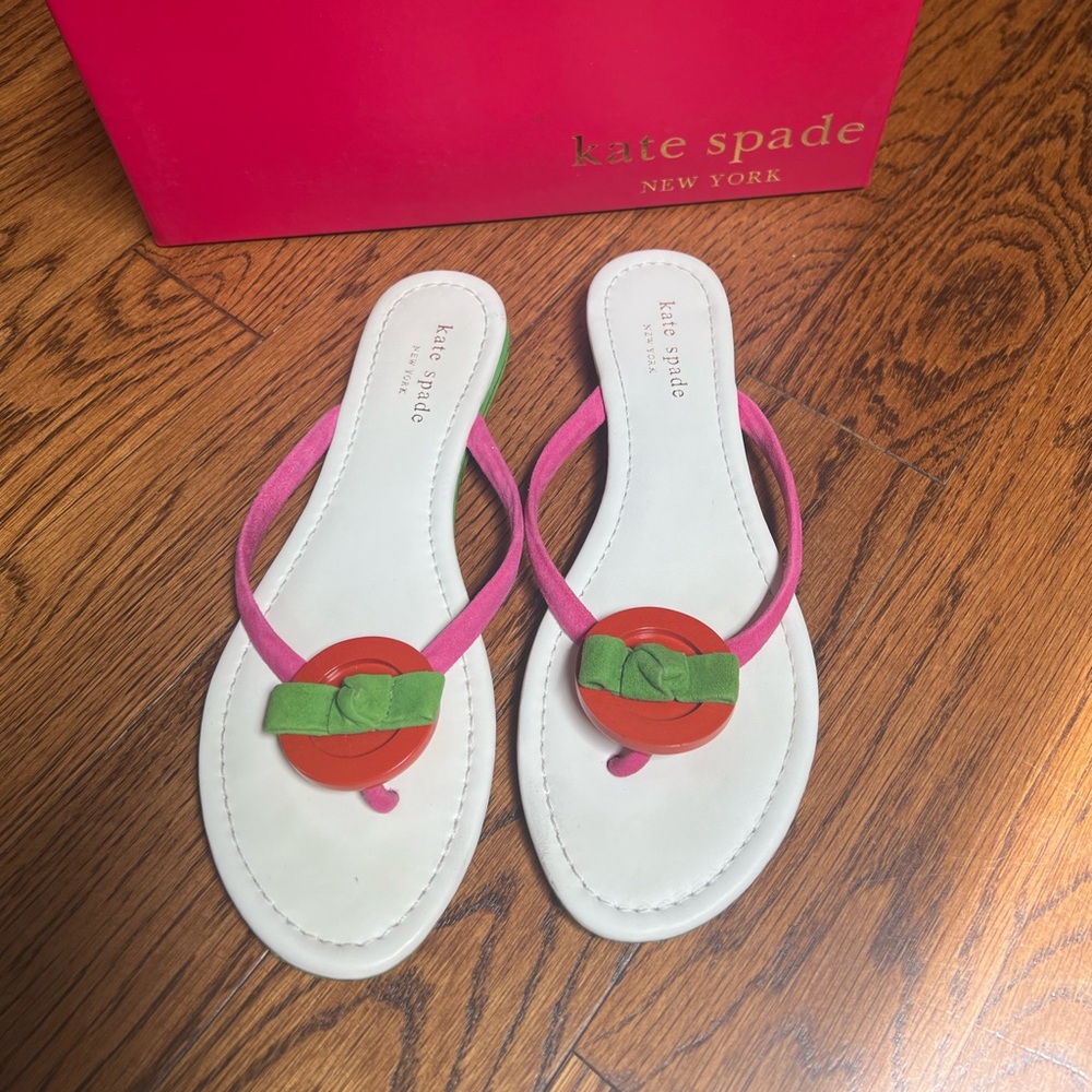 Kate Spade suede and leather sandals